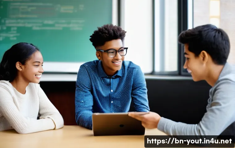 청소년지도사 채용 트렌드 변화 - **Prompt 1: The Engaging Modern Youth Mentor**
"A vibrant, medium shot of a diverse group of you...